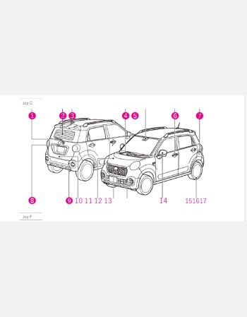 toyota pixis joy 2016-2017 owners manual in english